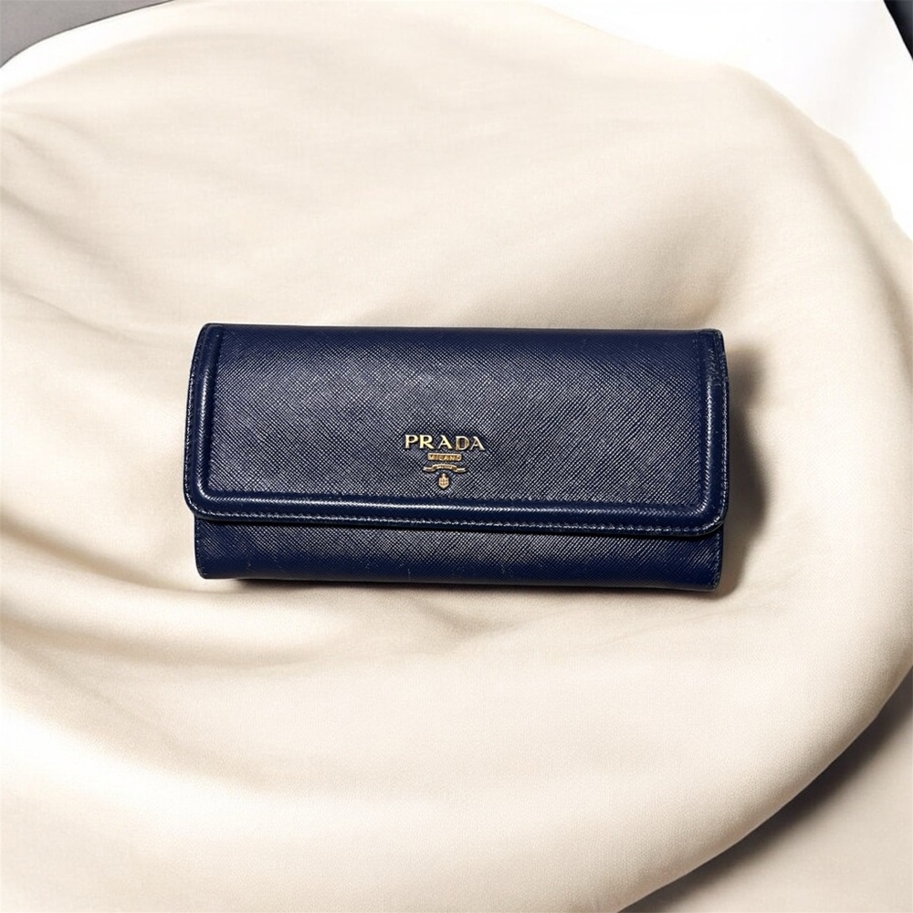 Prada Saffiano Leather Continental Wallet